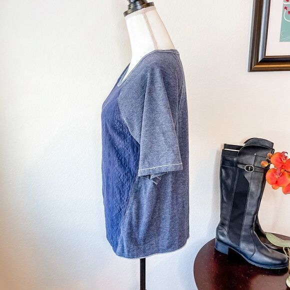 🍋 Doe & Rae • Eyelet Front Athleisure Top - Picture 5 of 9